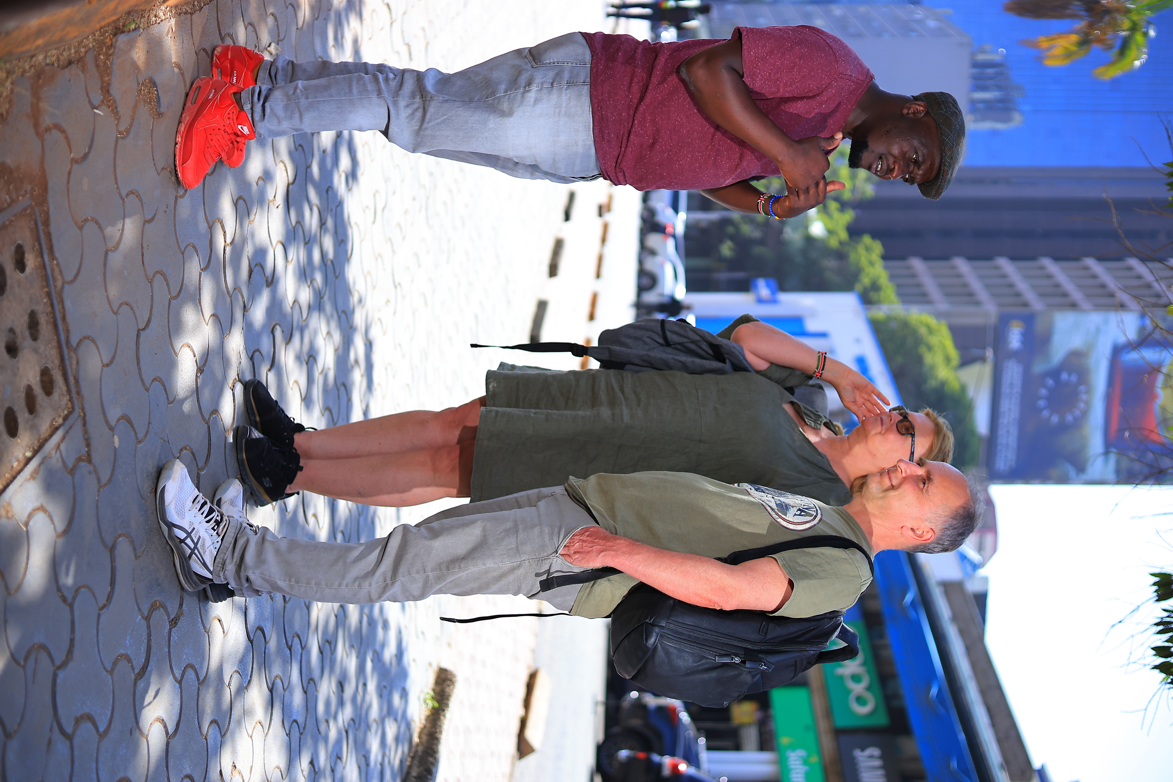 MCFP City and Slum Tour guests in Nairobi